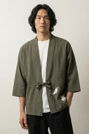 Kimono Mens Fashion 'Kogino' — mens japanese kimono jacket (3)