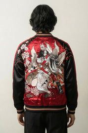 Kitsune Sukajan Jacket 'Akuma no Hana' | Japan Clothing