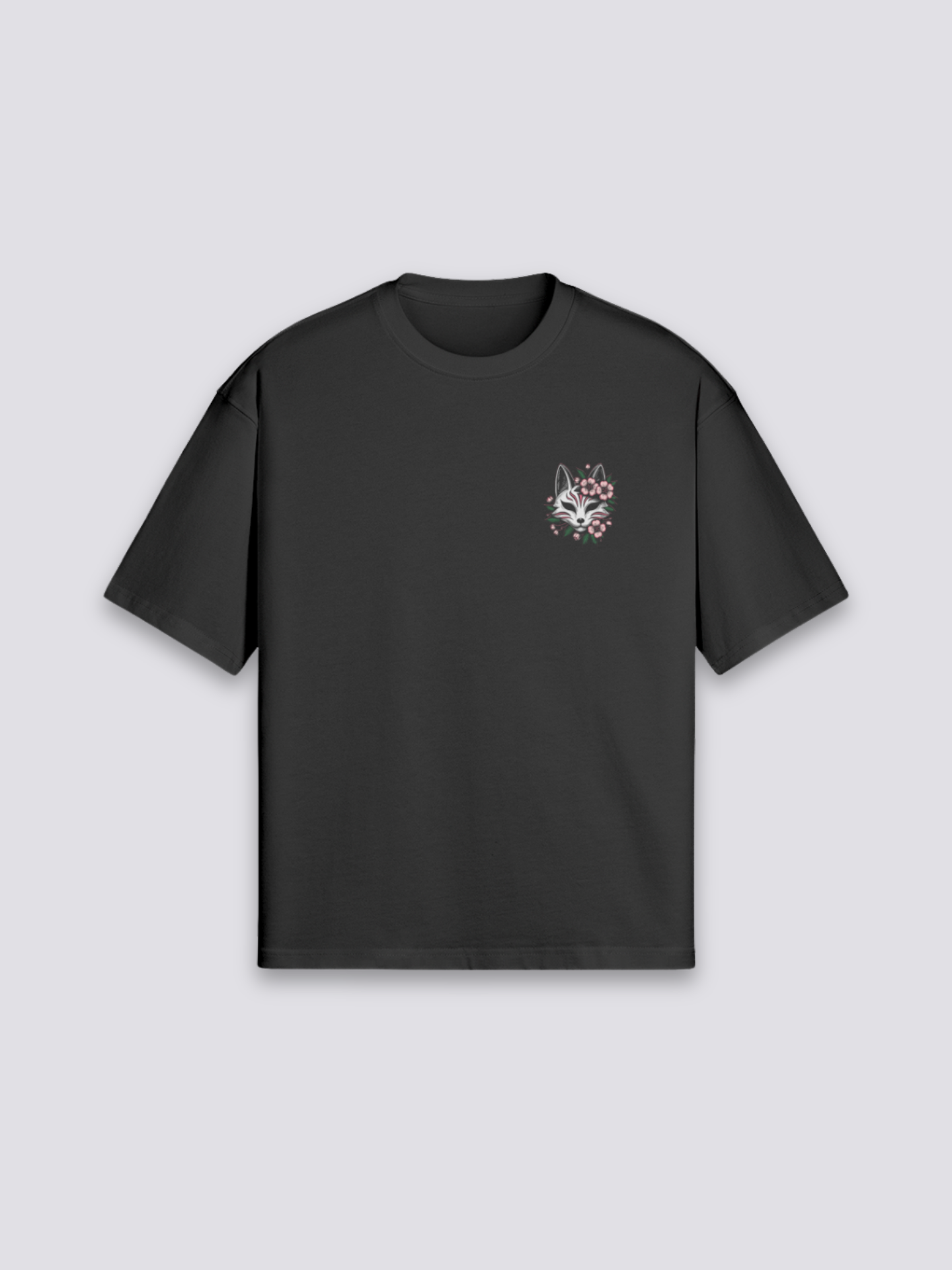 Kitsune T-Shirt - キツネ — kitsune fox mask (4)