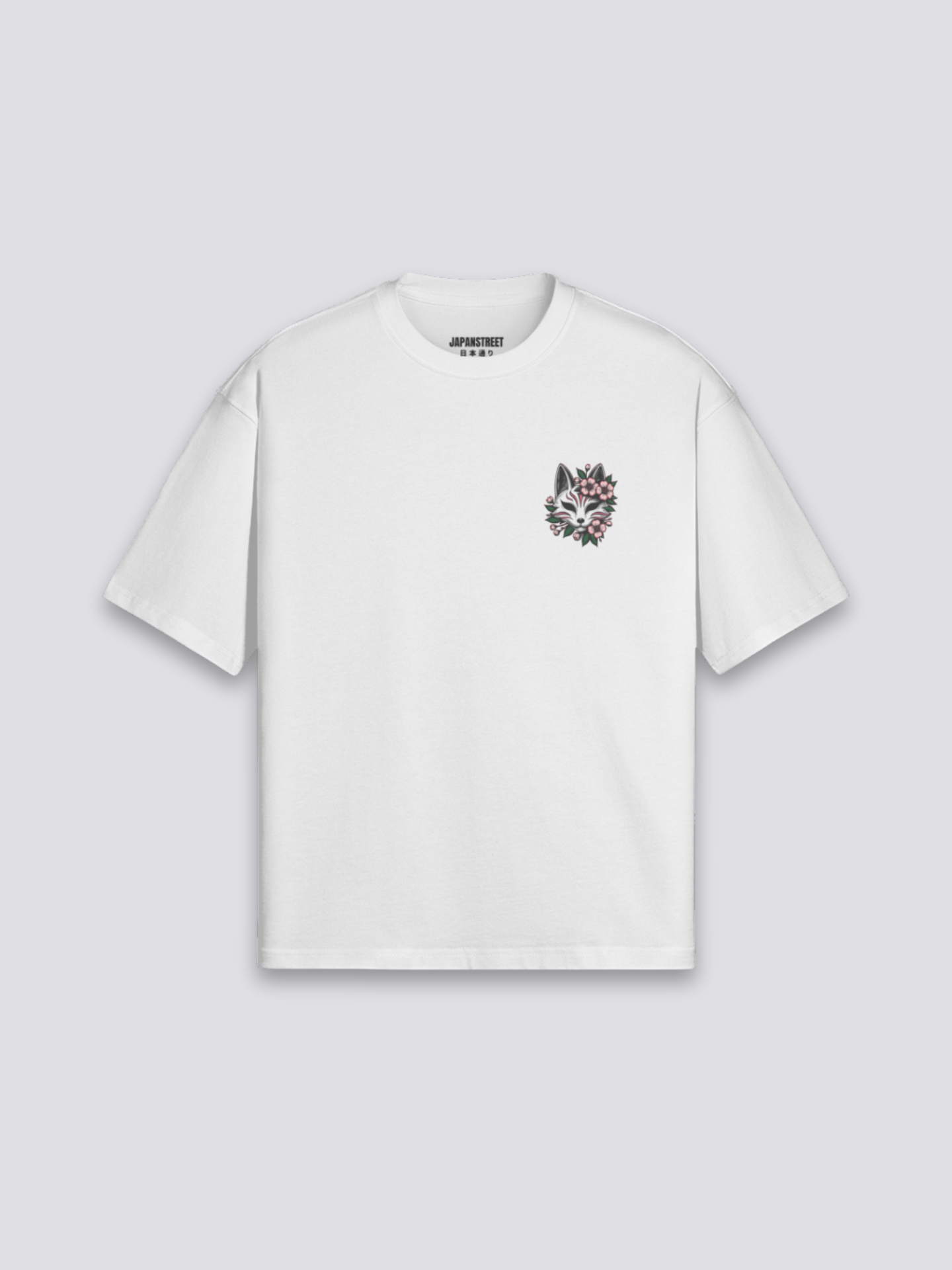 Kitsune T-Shirt - キツネ — kitsune fox mask (5)