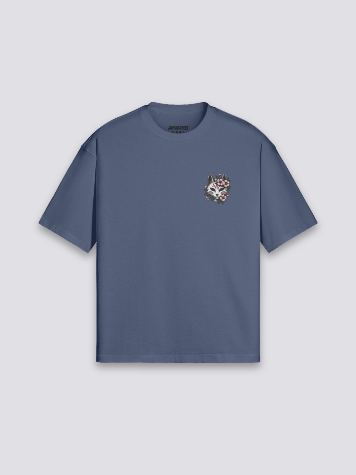 Kitsune T-Shirt - キツネ — kitsune fox mask (7)