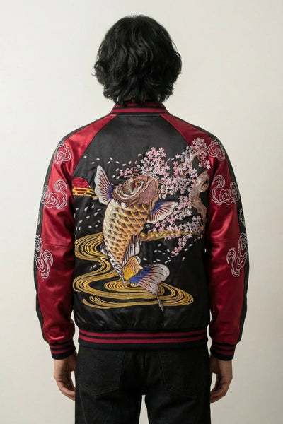 Koi Sukajan Jacket 'Hanami no Taki'