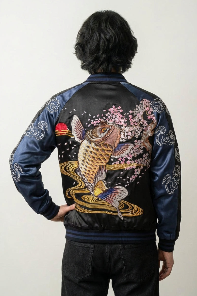JAPANESE EMBROIDERED JACKETS 1&2,スカジャン Sukajan | Japanese Bomber Jacket | Japan-Clothing – JAPAN CLOTHING