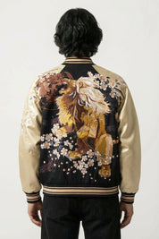 Lion Sukajan Jacket 'Kogane no Ikari' | Japan Clothing