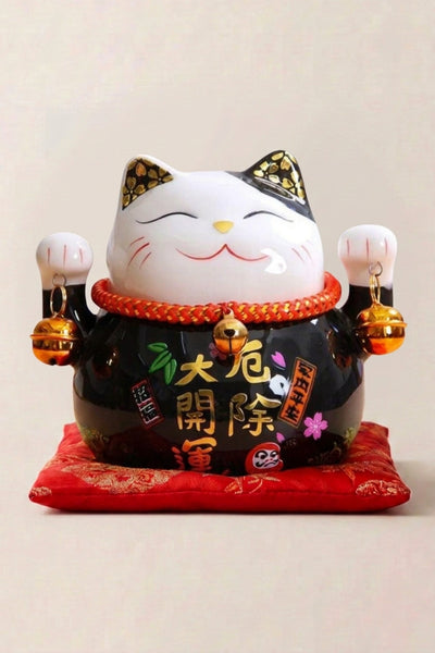 Maneki Neko Money Box 'Black'
