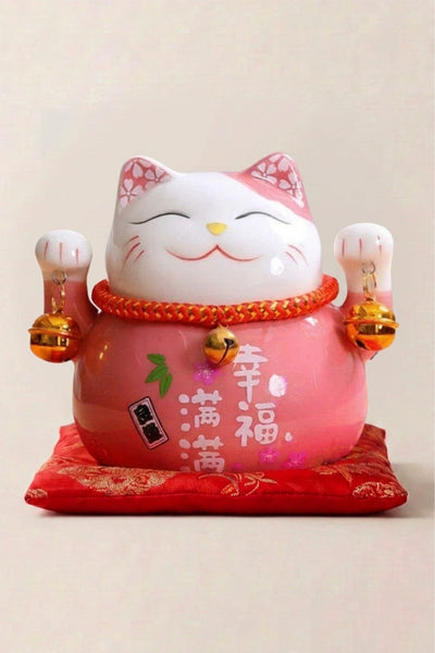 Maneki Neko Piggy Bank 'Rose'