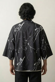Back view of kimono for men