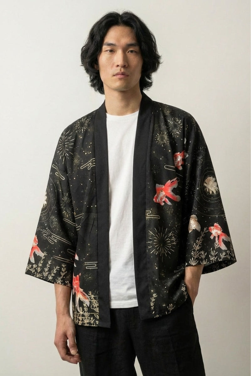 Mens Beach Kimono 'Sadao' | Japan Clothing