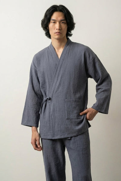 Men's Japanese Pajamas 'Aokiha'