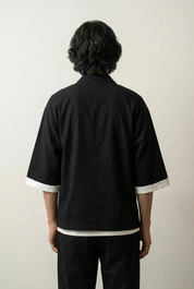 Back view of kimono jacket for men