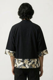 Back view of kimono for men