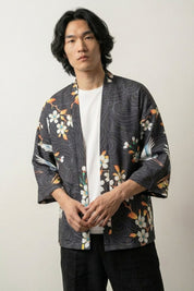Japanese-style kimono for men
