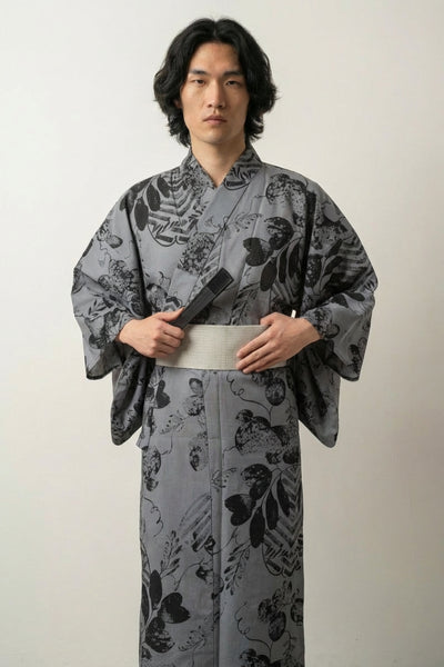 Men's Yukata 'Kurohana'