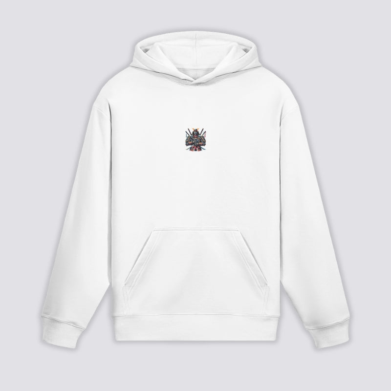 Detail view of japanese hoodie - Miyamoto Musashi Hoodie