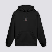 Close-up of japanese hoodie fabric and craftsmanship