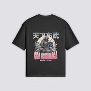 Oda Nobunaga T-Shirt - 天下布武 — Oda Nobunaga on horseback back print