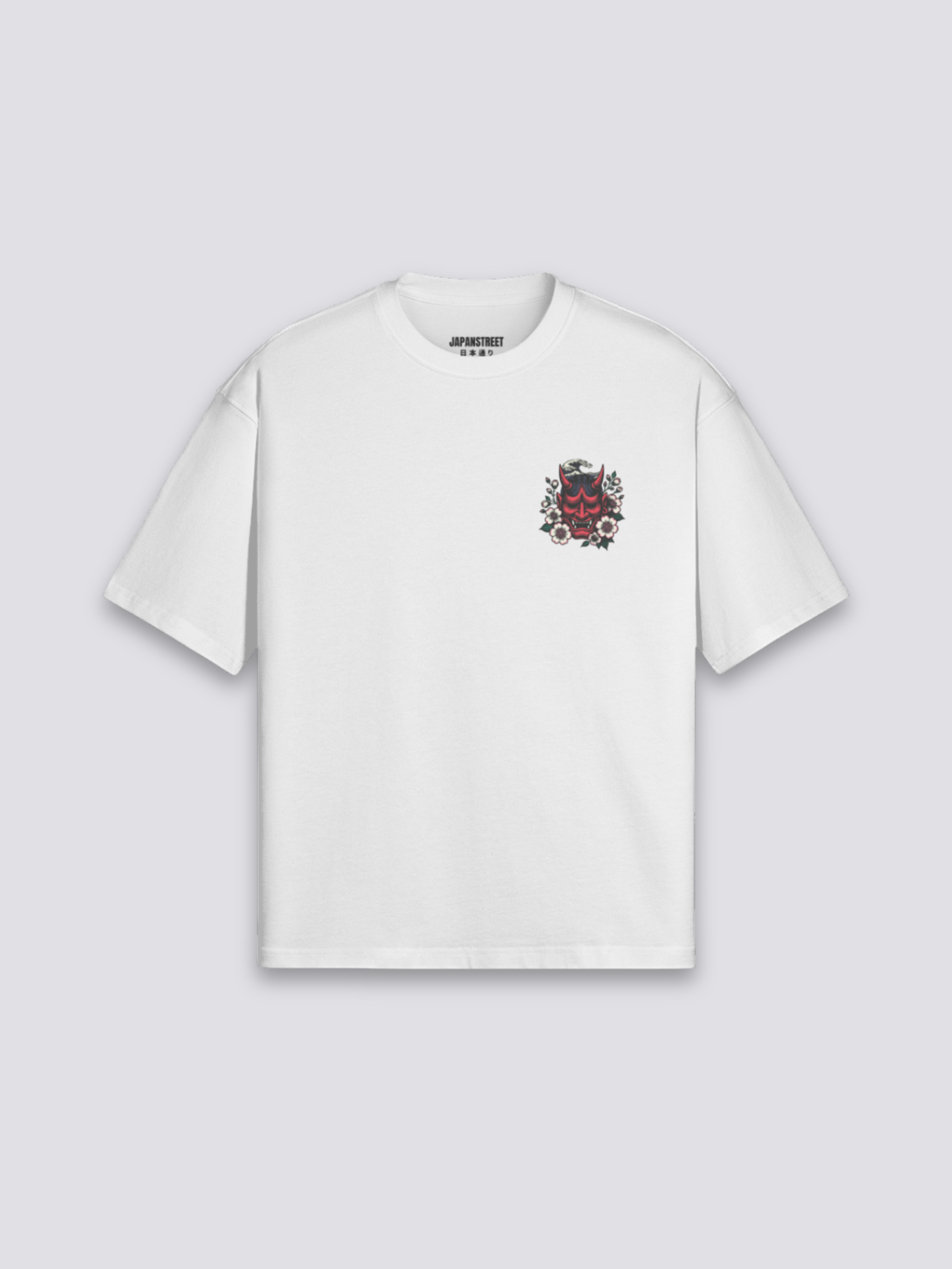 Oni Mask T-Shirt - デーモン — oni mask graphic (5)