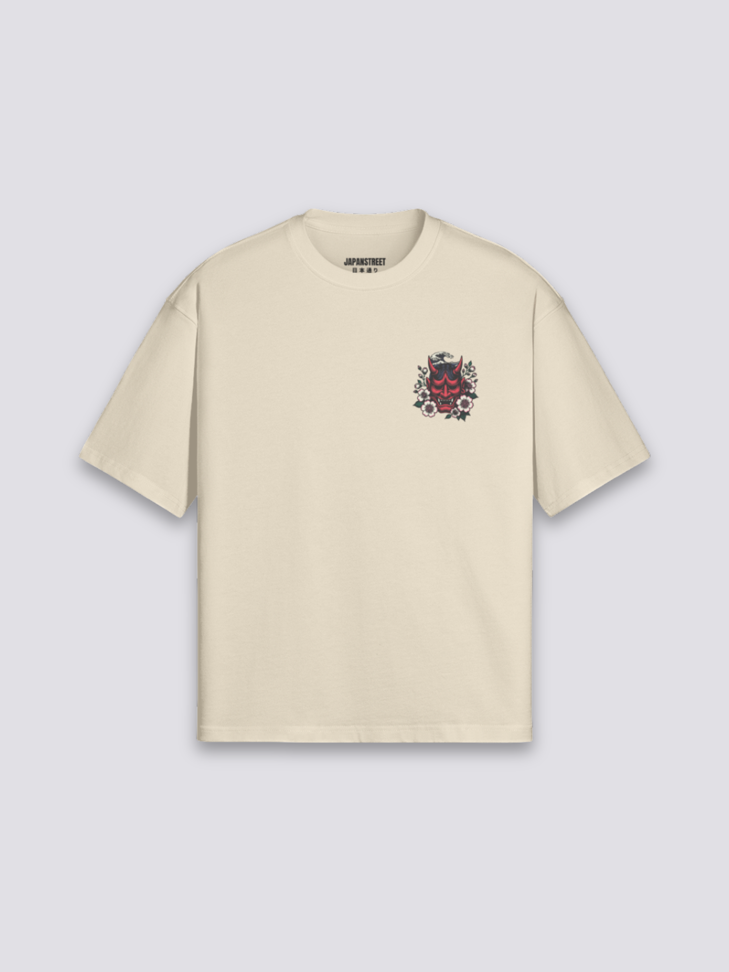 Oni Mask T-Shirt - デーモン — oni mask graphic (6)