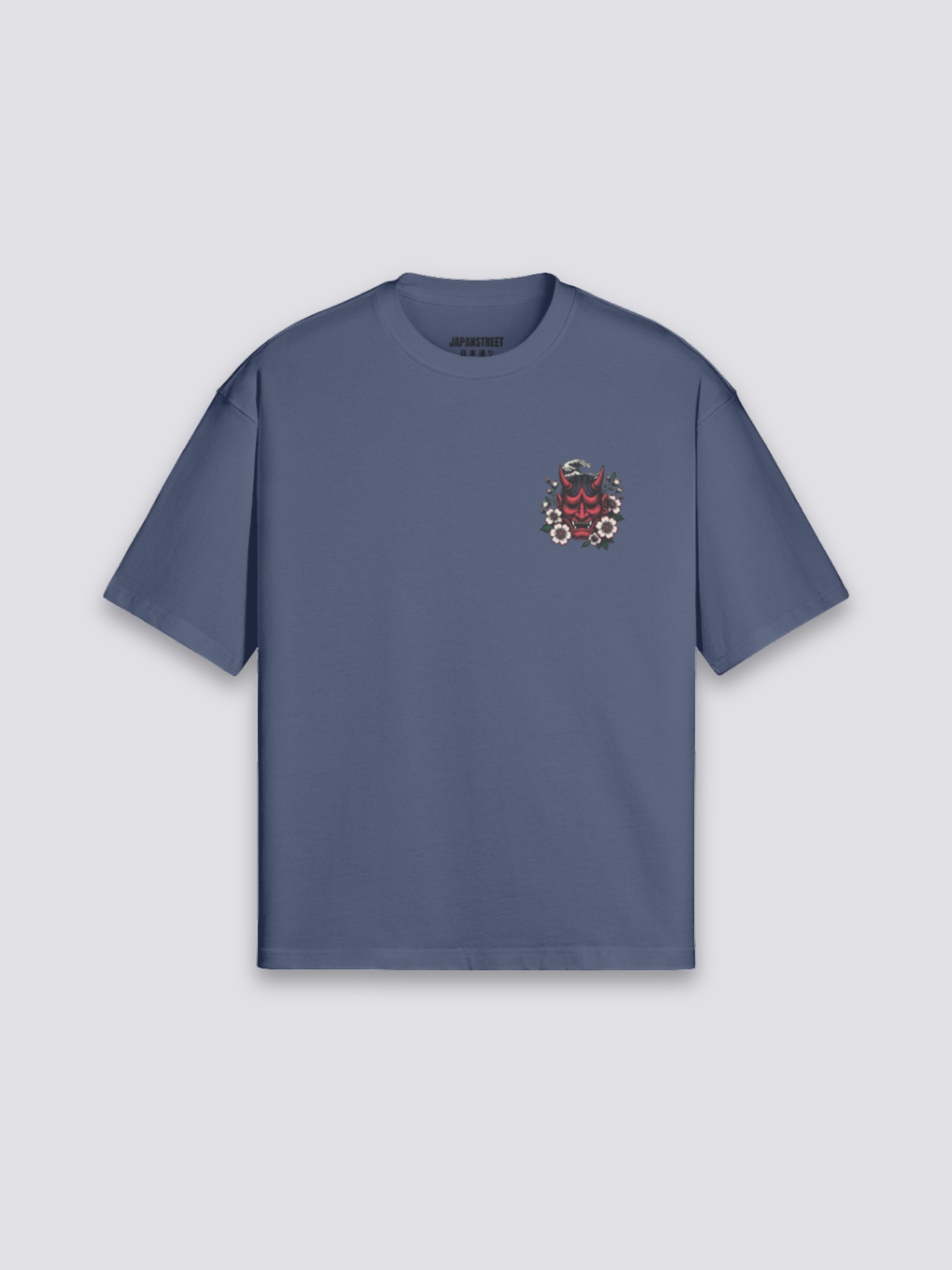 Oni Mask T-Shirt - デーモン — oni mask graphic (7)