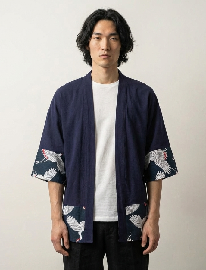 Men Kimono Cardigan 'Hisashi'