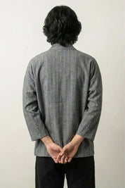 Back view of kimono jacket for men