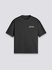 Side view of japanese t-shirt with sakura print