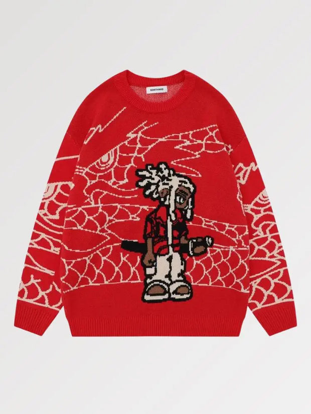 Our samurai sweater is a timeless nugget of streetwear and asian fashion