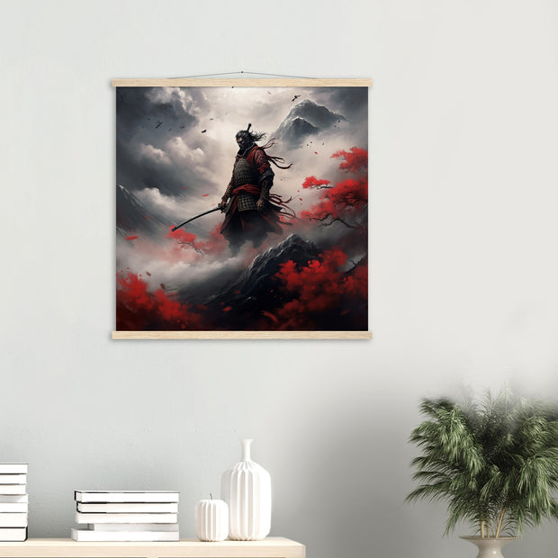 Respect Bushido by learning from this Japanese wall art of a samurai
