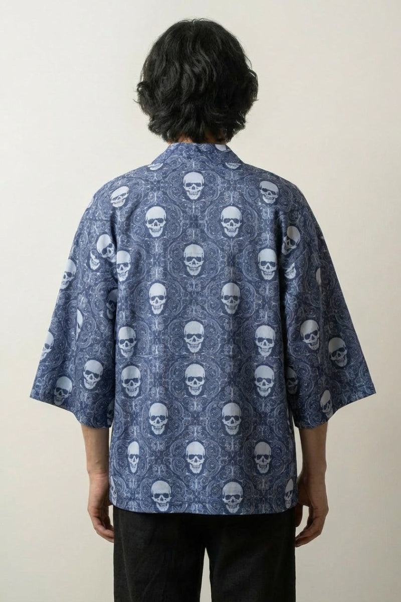 Back view of Japanese garment for men