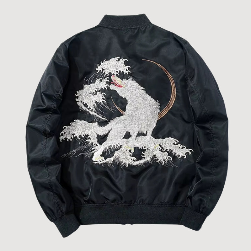 Souvenir Bomber Jacket 'Kitsuneneki'