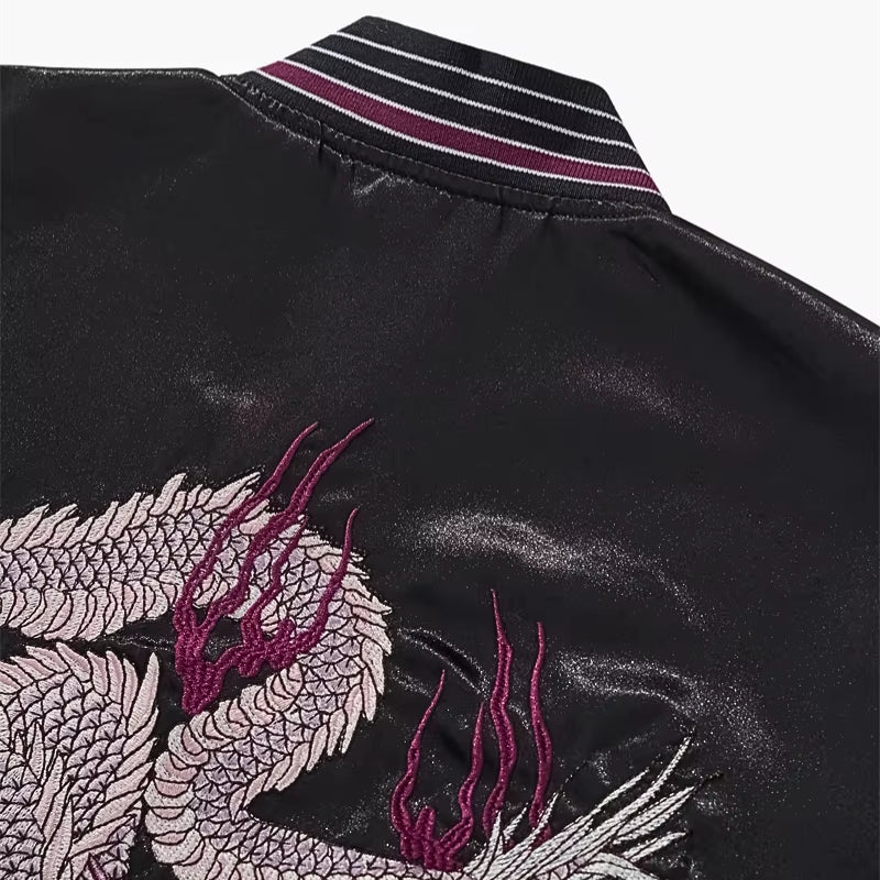 Additional view of Japanese garment with dragon print