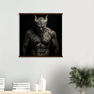 Tableau Tattoo Wall Art 'Oni'