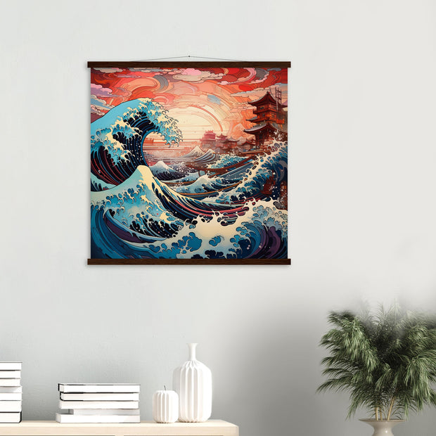 The Wave Japanese Painting