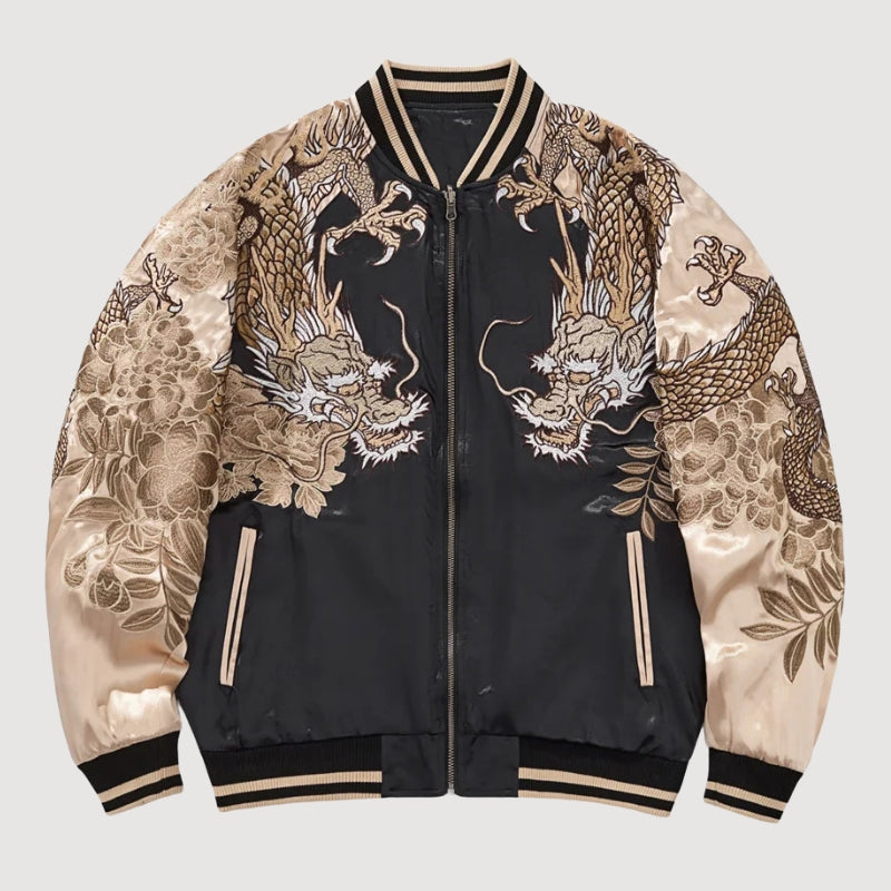 Additional view of Japanese garment with tiger print