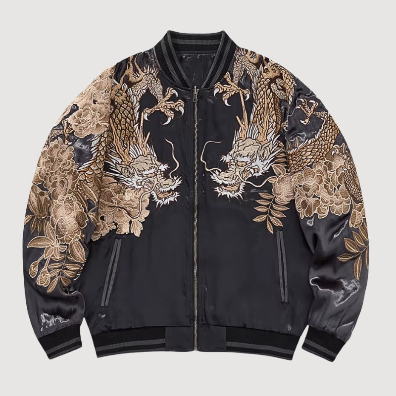 Additional view of Japanese garment with tiger print