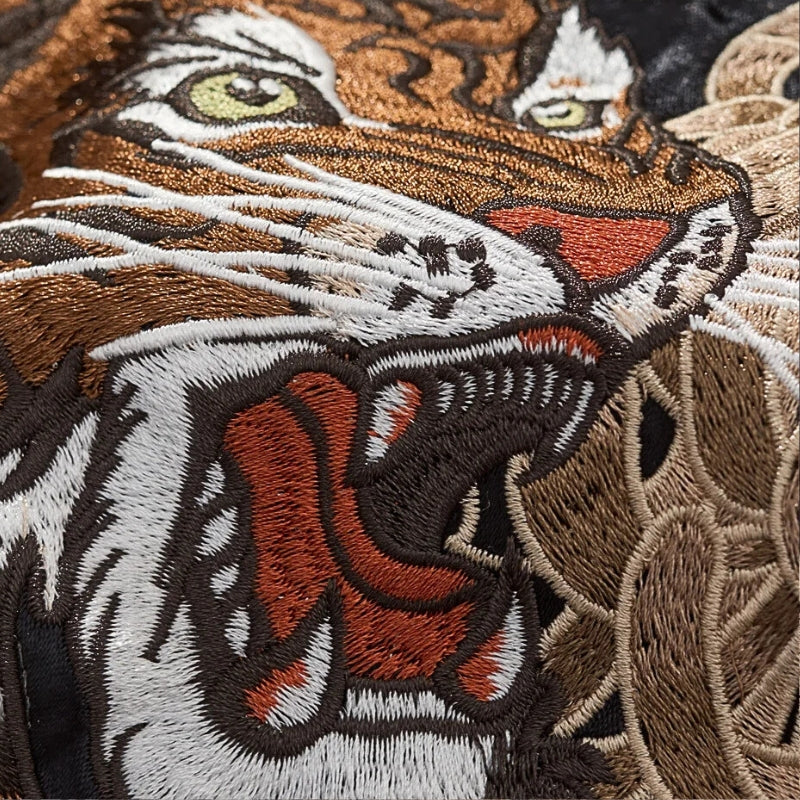 Additional view of Japanese garment with tiger print