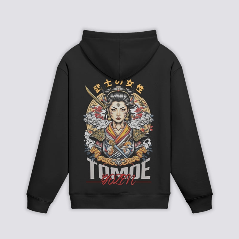 Back view of japanese hoodie