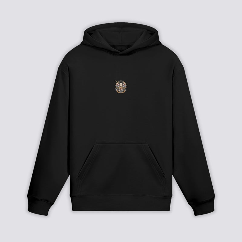 Close-up of japanese hoodie fabric and craftsmanship