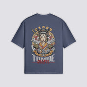 Tomoe Gozen T-Shirt - 巴御前 — Tomoe Gozen woman samurai back print