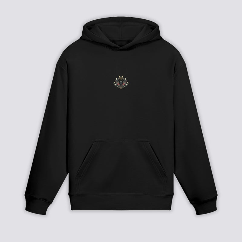 Back view of japanese hoodie