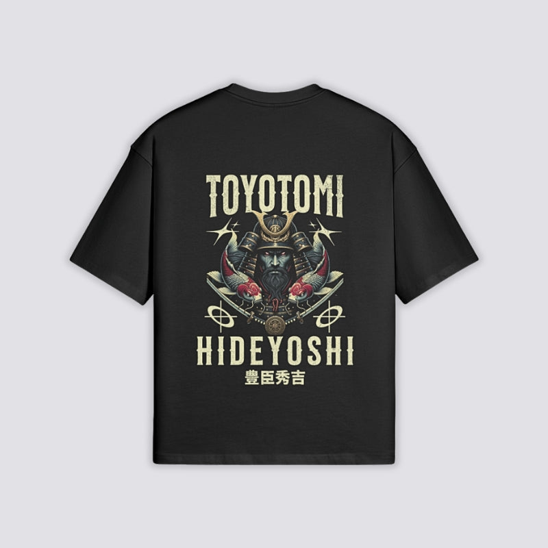 Toyotomi Hideyoshi T-Shirt - 豊臣秀吉 — Toyotomi Hideyoshi golden helmet back print