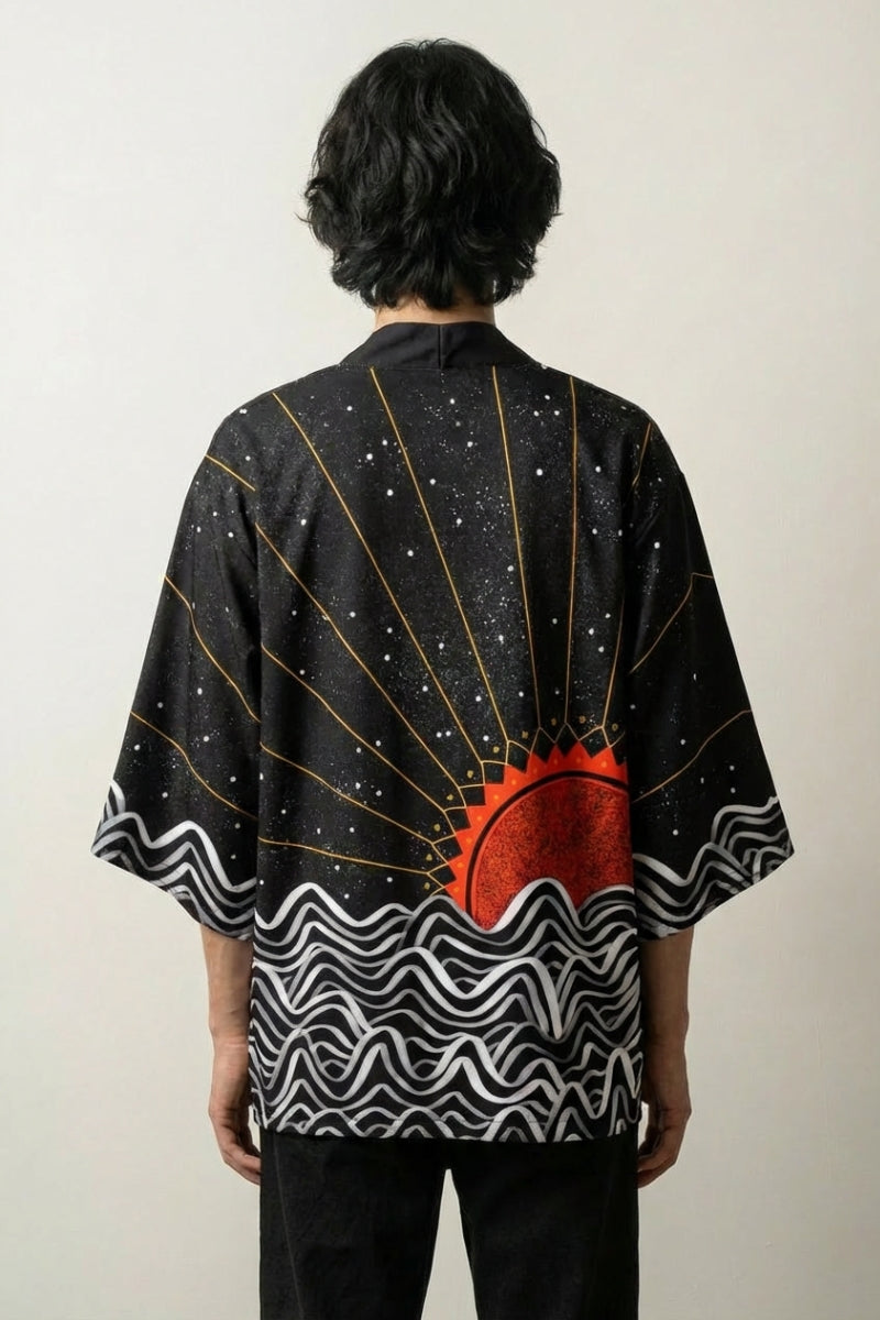 Traditional Haori Tsuki no Taiyo