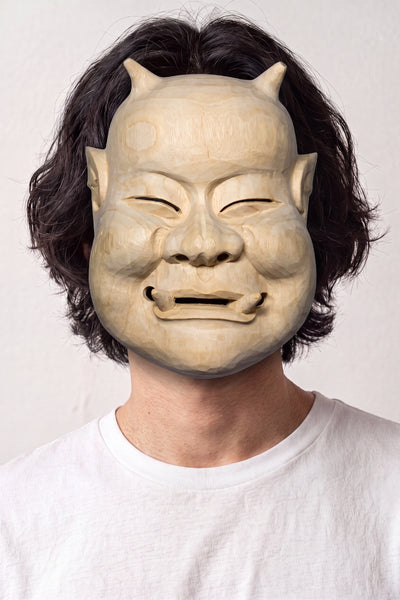 Traditional Japanese Mask 'Shiata'