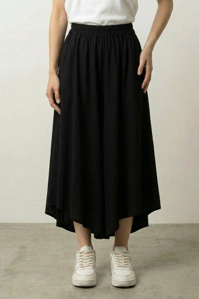 Women's Black Hakama Skirt 'Namakuro'