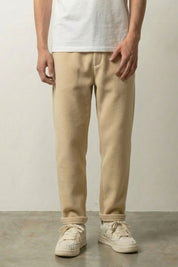 Wool Pants Outdoor 'Furisu x Retrocolor' — soft wool-feel outdoor trousers in black, coffee, apricot and dark grey