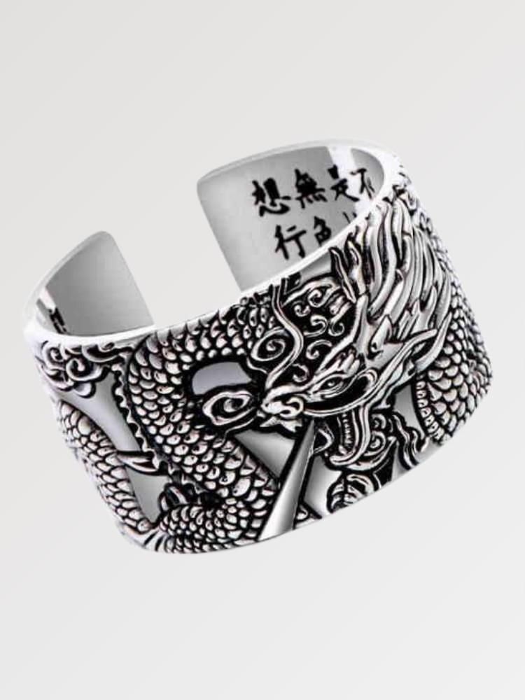 Silver Dragon Ring 'Ryujin' Japan Clothing