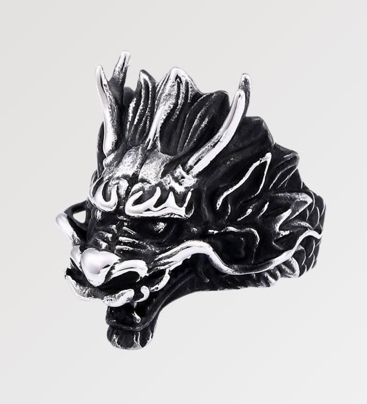 Steel Dragon Ring 'Sephiro' Japanstreet