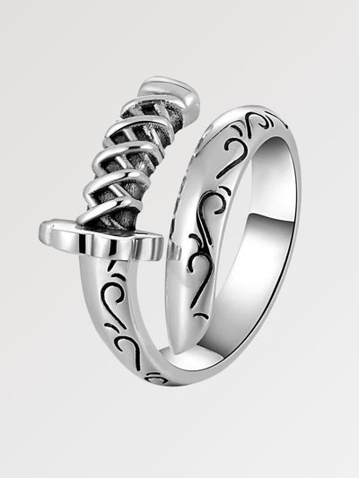 Silver Ring Katana