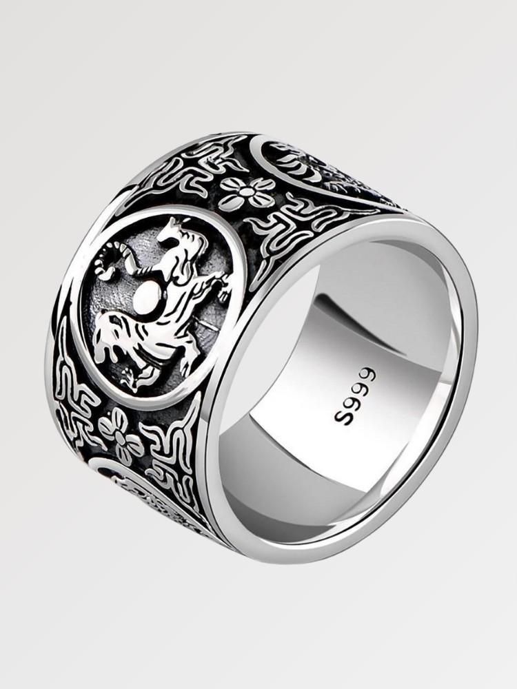Silver Tiger Ring 'Shinjuku' Japanstreet