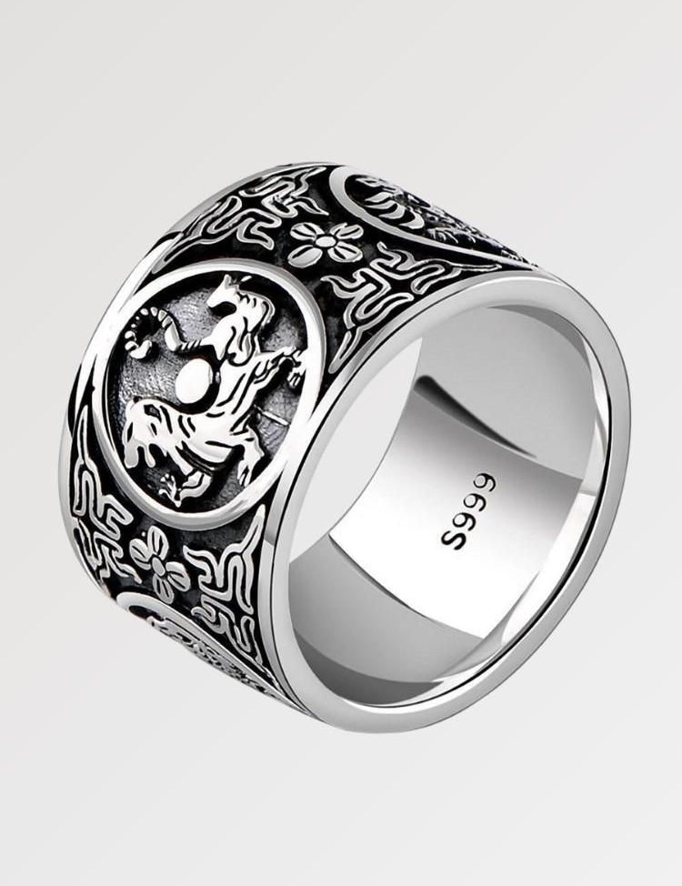 Silver Tiger Ring 'Shinjuku' Japanstreet